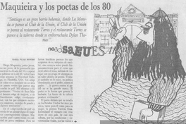 Maquieira y los poetas de los 80