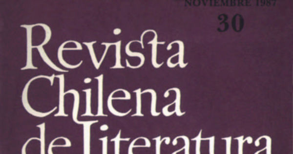 La imagen de la ciudad en la poesía chilena reciente