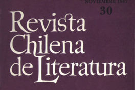 La imagen de la ciudad en la poesía chilena reciente