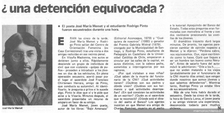 ¿Una detención equivocada?