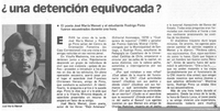 ¿Una detención equivocada?