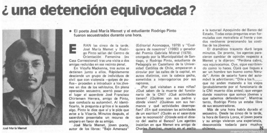 ¿Una detención equivocada?