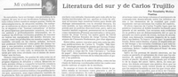 Literatura del sur y de Carlos Trujillo