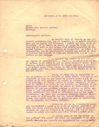 [Carta], 1944 jul. 2 Rancagua, Chile <a> Hernán Díaz Arrieta (Alone) [manuscrito]