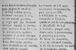 Relacion de la inundacion, que hiso [sic] el rio Mapocho de la Ciudad de Santiago de Chile, en el Monasterio de Carmelitas, Titular de San Rafael, el dia 16 de Julio de 1783