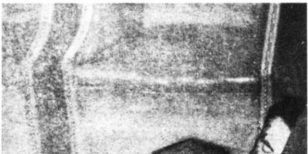 Roberto Pumarino, en el Hotel Crillón, 1955