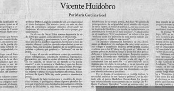 Vicente Huidobro