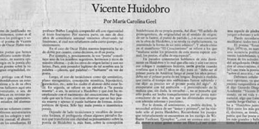 Vicente Huidobro