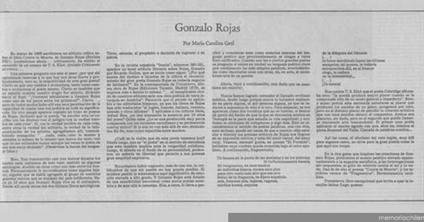 Gonzalo Rojas