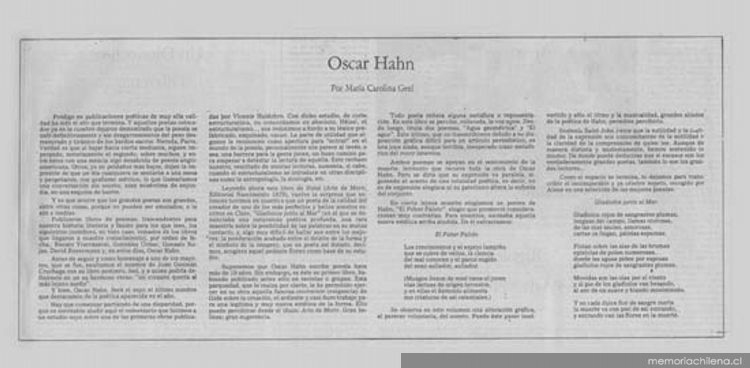 Óscar Hahn