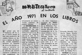 El año 1971 en los libros