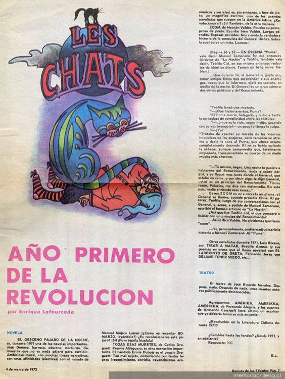 Les chats : año primero de la revolución