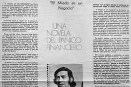 Una novela del pánico financiero