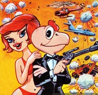 Condorito como James Bond, 1985