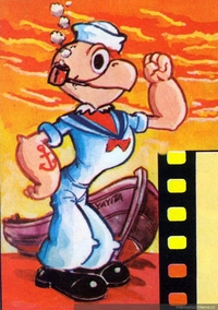 Condorito como Popeye, 1985