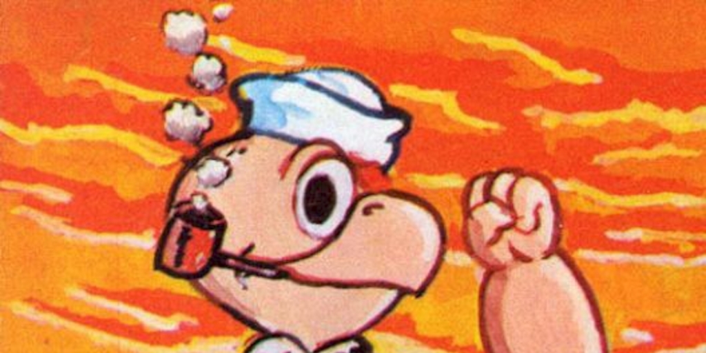 Condorito como Popeye, 1985