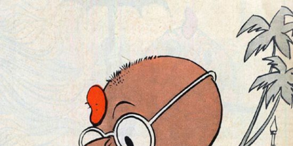 Condorito como Mahatma Gandhi, 1963