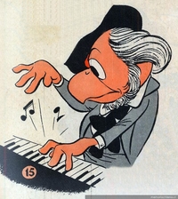 Condorito como Richard Wagner, 1963