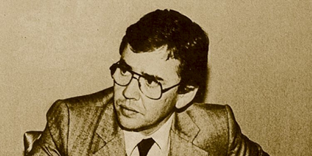 El economista Juan Villarzú, uno de los propulsores de la redacción de El Ladrillo, 1982