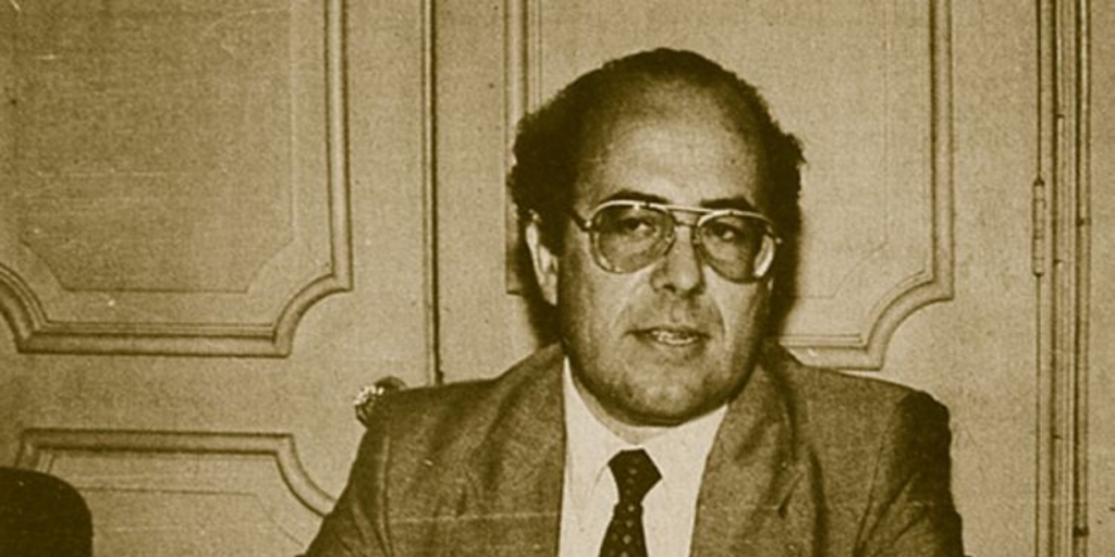 El economista Andrés Sanfuentes, uno de los propulsores de la redacción de El Ladrillo, 1982