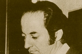 El economista y docente Sergio de Castro, 1982