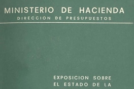 Exposición sobre el estado de la hacienda pública