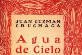 Agua de cielo : poemas