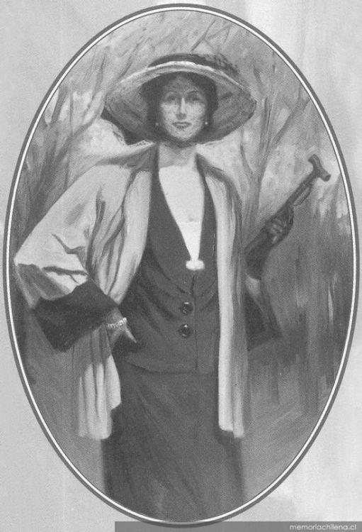 Raquel Ramírez de Délano, esposa de Jorge Délano