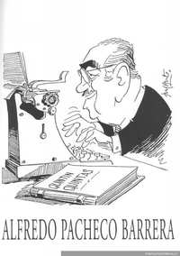 Caricatura de Alfredo Pacheco Barrera