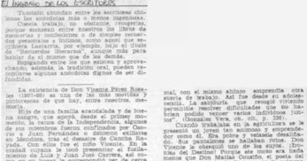 El ingenio de los escritores