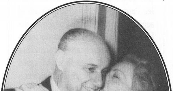 Lenka Franulic con Jorge Alessandri Rodríguez