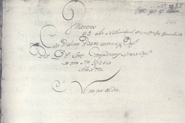 Villancico No ves que el día, ca. 1800