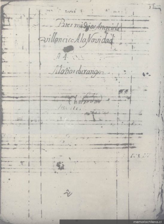 Villancico Pues mi Dios ha nacido, ca. 1750