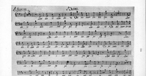 Partitura manuscrita, entre 1793 y 1811