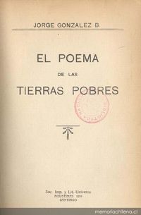 El poema de las tierras pobres