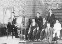 Curso de piano del profesor Aníbal Aracena en el Conservatorio Nacional, 1911