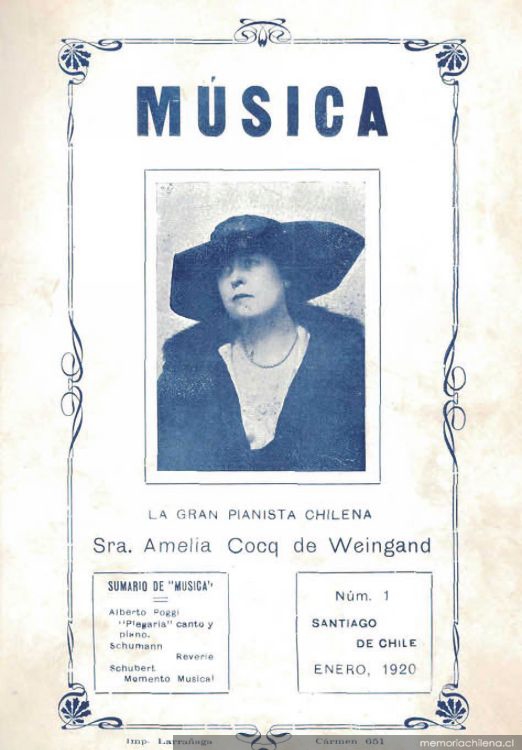 Música : año 1, n° 1, enero de 1920-años 4 y 5