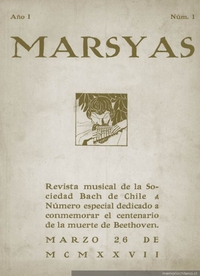 Marsyas : nº 1, 1927