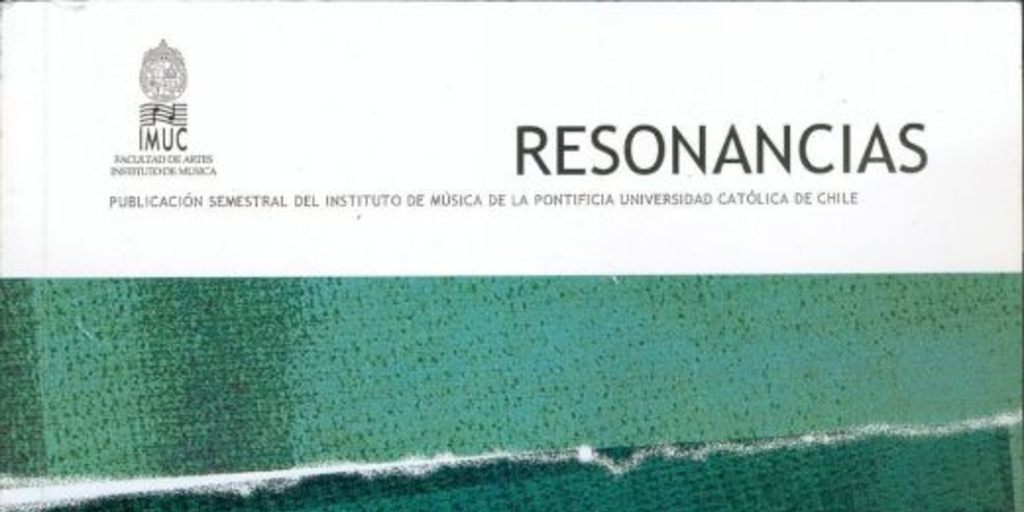 Revista Resonancias : nº 15, 2004