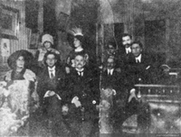 Asistentes a un concierto en casa de Don Luis Arrieta Cañas, 1912