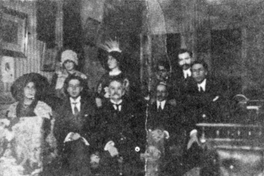 Asistentes a un concierto en casa de Don Luis Arrieta Cañas, 1912