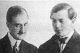 Enrique Soro con Luigi Stefano Giarda, junio, 1921