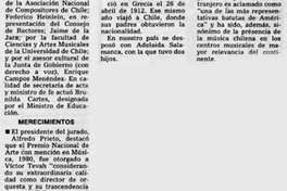 Víctor Tevah recibió el Premio Nacional de Arte