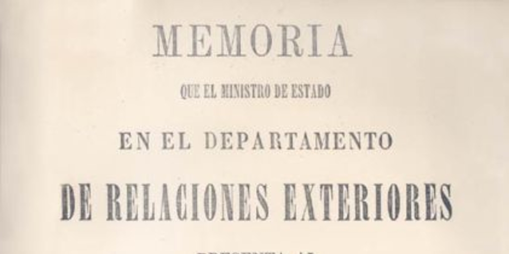 El ministro de Relaciones Exteriores de Chile al jefe de la escuadra española