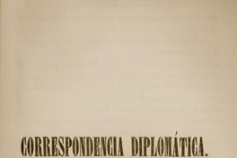 El jefe de la escuadra española al Ministro de Relaciones Exteriores de Chile