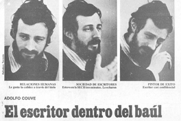 El escritor dentro del baúl