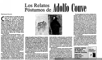 Los relatos póstumos de Adolfo Couve