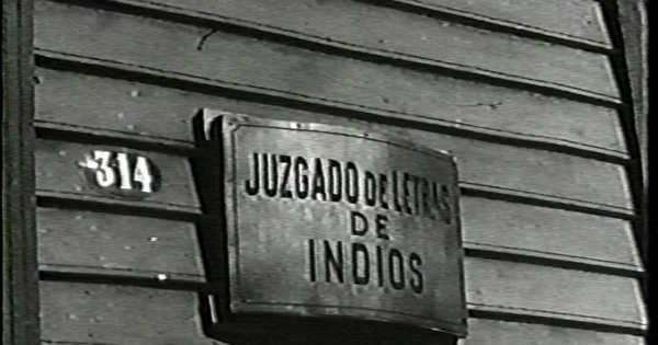 Fotograma de película "Nutuayin Mapu : recuperemos nuestra tierra", 1971