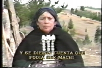 Fotograma de la película "Sueños del cultrún", 1990