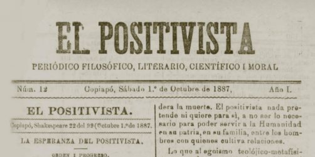 Sección Literaria : Enriqueta Martineau : positivista inglesa